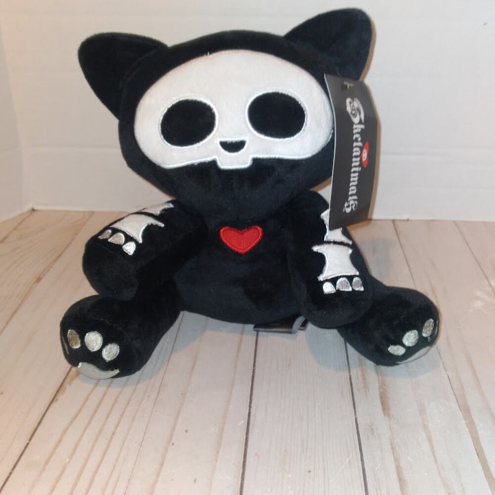 Skelanimals Deluxe Kit the Cat 8 Inch Plush - New with Tags
